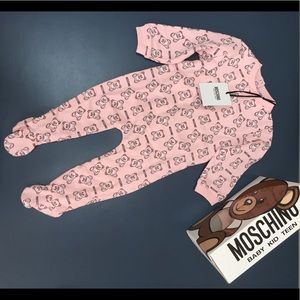 Moschino baby girl one piece new 3 mo